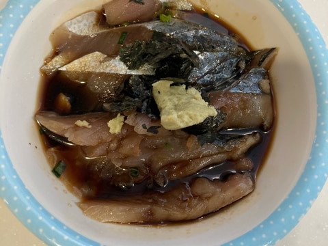 新鮮な生サバを使って、安めにおつまみ！ゴマ鯖